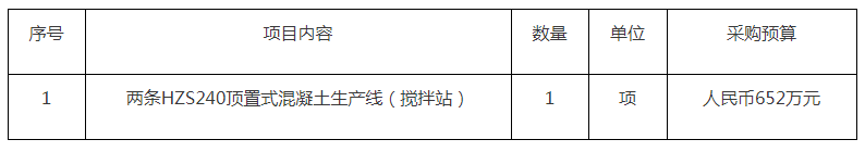 招标 | 大亚湾建筑垃圾资源化综合利用项目设备采购（二期）公开招标